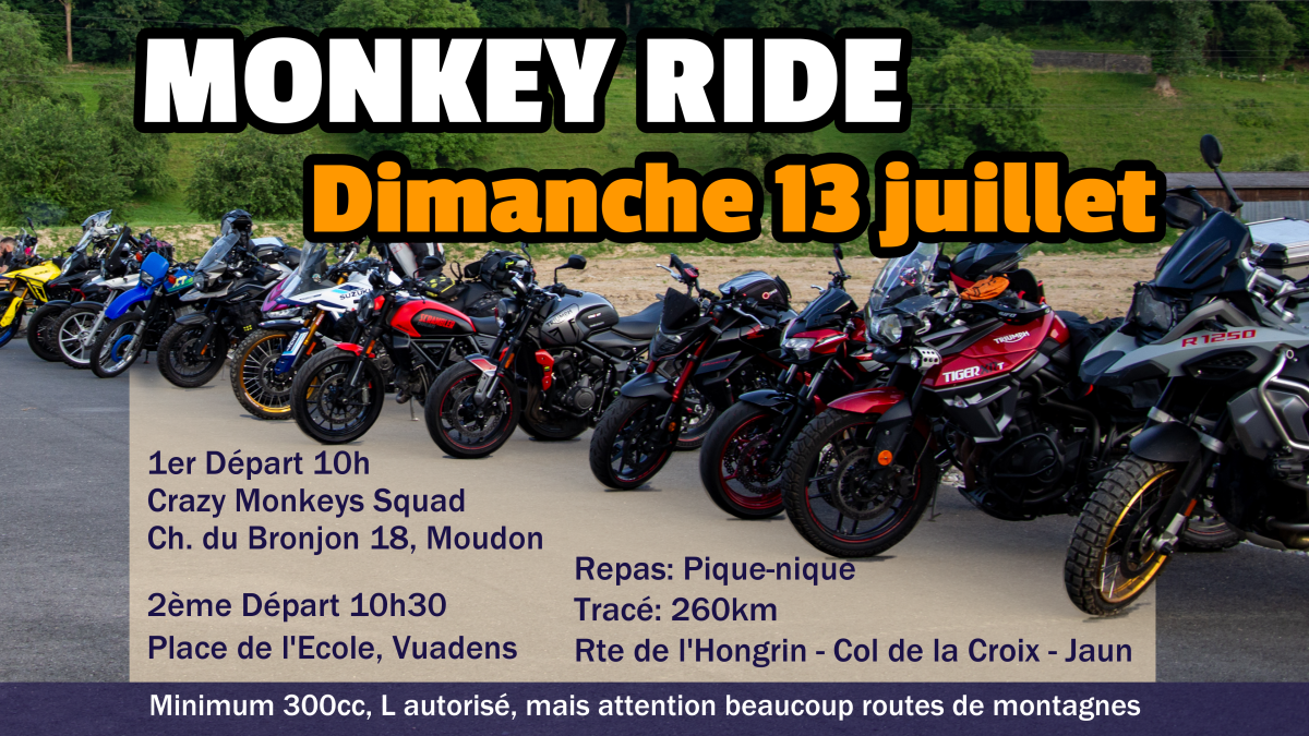 Monkey Ride - 13 juillet 2025